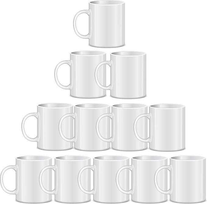 RAINBOWTIE Sublimation Mugs Blank, casual dringking water by Rainbowtie
