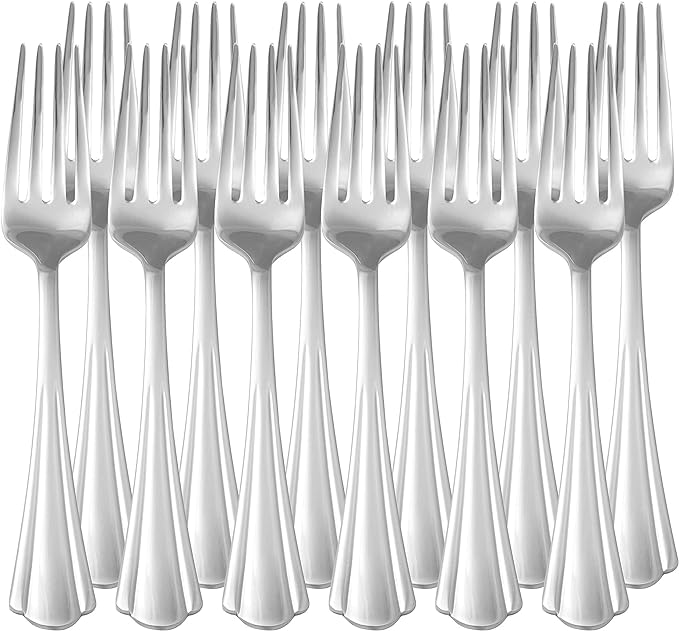 Amazon Basics Stainless Steel Dishwasher Safe Dinner Forks - Image 4