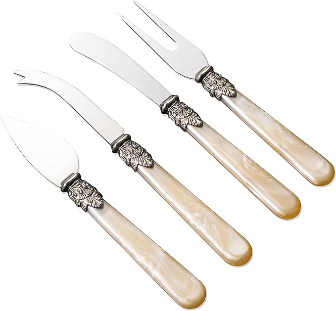 REVERIE Collection 4-piece Stainless Steel Butter Spreader Cheese Knife by CATHYLIN