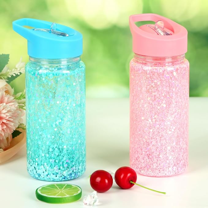 8 Pack 10 Oz Plastic Snow Globe Tumbler - Image 2