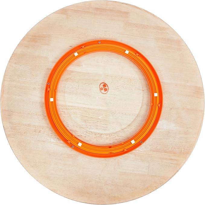 27.56in Wooden Lazy Susan, 360°Rotating Dining Table Turntable, Large Serving Tray Organizer for Family Dinners Banquets Restaurants Kitchen Dining Room