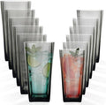 Top-spring 12+20 Oz Reusable Plastic Water Tumbler 12pcs Grey BPA Free | by Top-spring