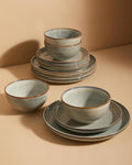 Stoneware Dinnerware Sets Service by Pokini