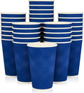 JollyPack Paper Coffee Cups, 16 oz, 60 Pack, Heat Resistant, Disposable by JollyPack
