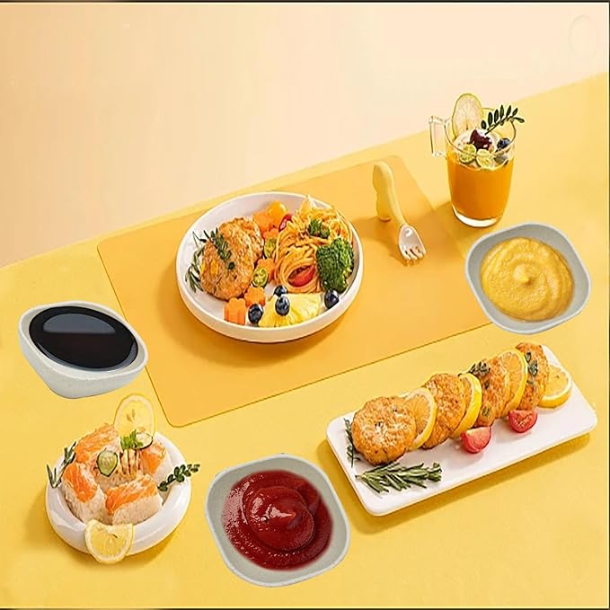 15 Pack Unbreakable Dipping Bowls, 4.5 OZ Soy Sauce Dishes,Wheat Straw Small Dessert Bowls,Small Prep Bowls，Dipping Sauce Cups, Dip Bowls for Side Dish, Snacks, BBQ，Ketchup