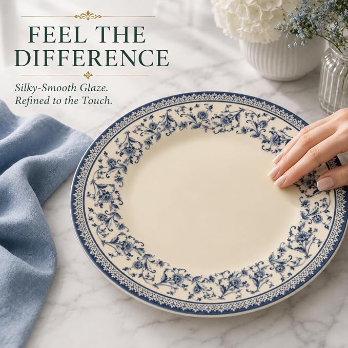 24-Piece Porcelain Dinnerware Set - Image 7