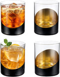 MyGift 12 oz Set of 4 Matte Black Drinking Glasses by MyGiftHome