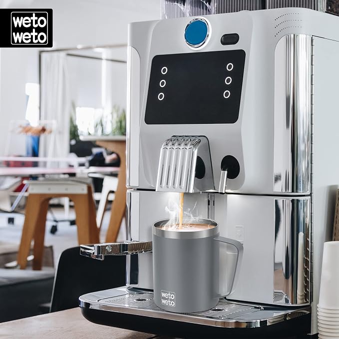 WETOWETO 14 oz Coffee Mug, Vacuum Insulated Camping Mug - Image 5