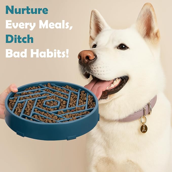 TOBYTO Slow Feeder Dog Bowls Large Medium Breed, Anti-Choking Slow Eating Dog - Image 6