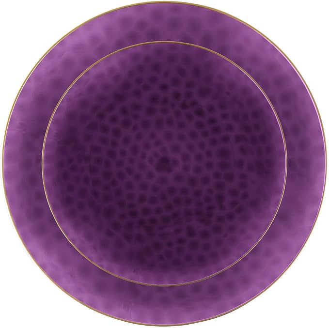 PLASTICPRO 128 Piece Combo Plates Set includes 64-7'' inch Plates & 64-10'' - Image 7
