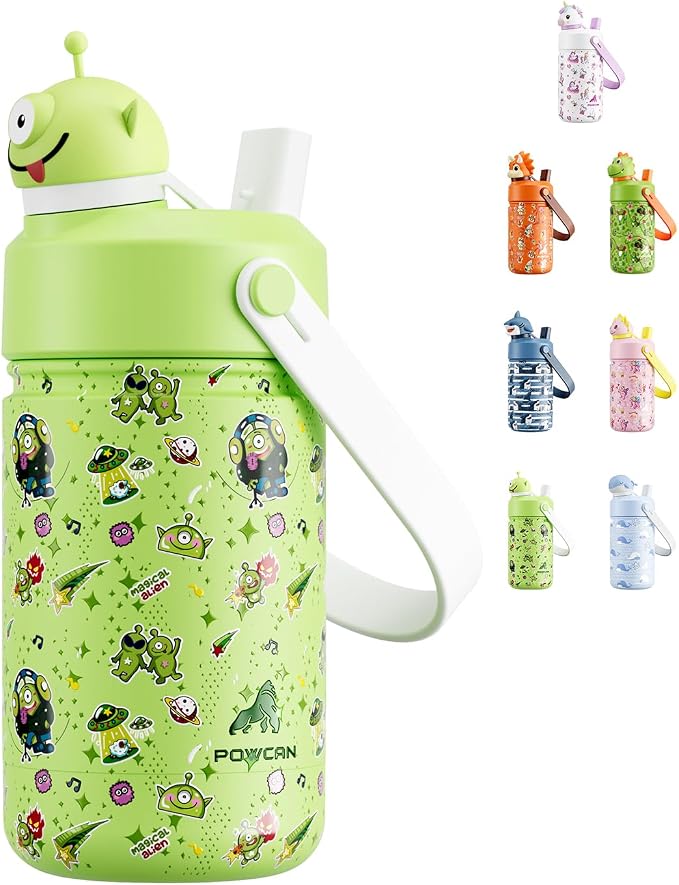 POWCAN 12 oz Insulated Water Bottle by POWCAN