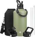 Konokyo 128 oz Insulated Stainless Steel Water Bottle Jug by Konokyo