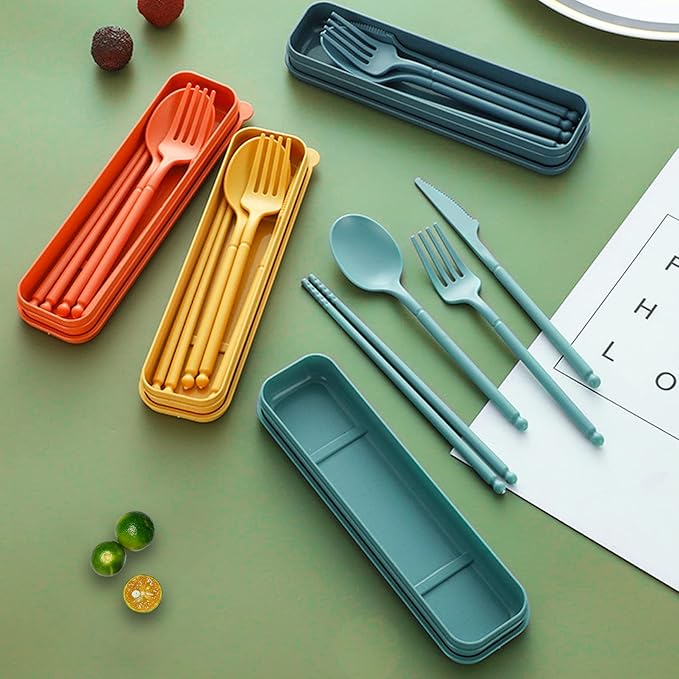 Camping Utensil Set, Reusable Utensils Set - Image 5