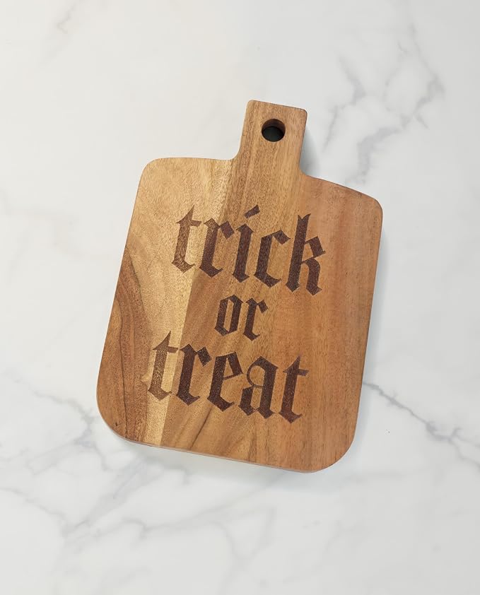 Oneida Serveware, Trick-or-Treat Cheese Board, Made of Acacia Wood, Cheese - Image 2
