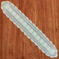 Phantomon Oval Lace Table Runner Doilies Floral Table Scarf Furniture Cloth by Phantomon