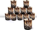 Handicrafts Home Viking Horn Shot Glasses Set of 12, Rustic Viking Drinkware by HandicraftsHome