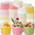 Jingmore Paper Ice Cream Cups 9oz Colored Disposable Dessert Bowls by Jingmore