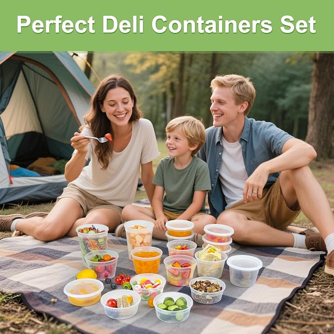 Dipoo 60 Sets Deli Containers - Image 7