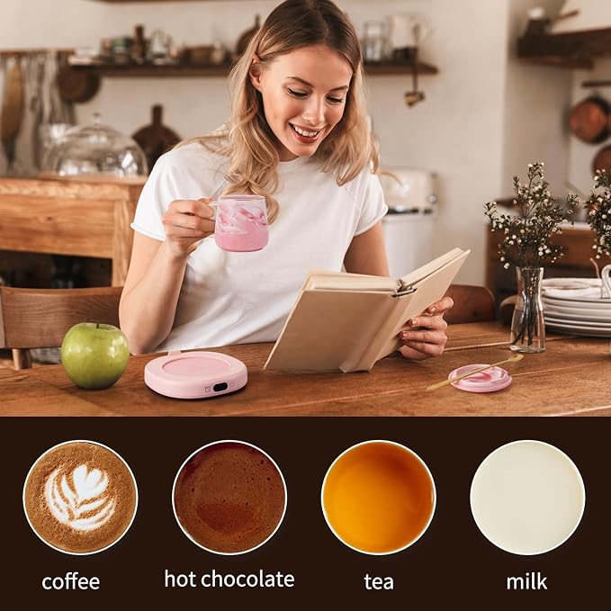 Coffee Mug Warmer & You are Awesome Mug Set, Electric Cup Warmer - Image 5