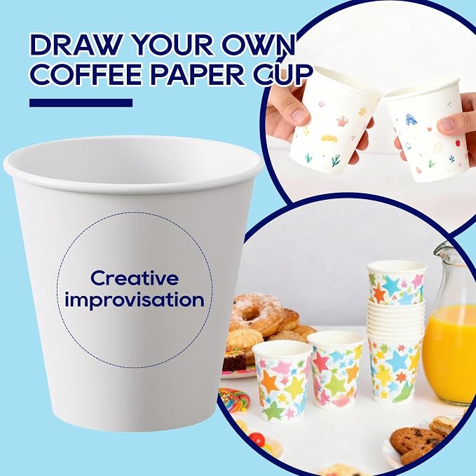 LITOPAK 270 Pack 10 oz Disposable Paper Coffee Cup, Drinking Cups - Image 6