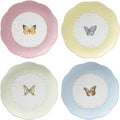 Lenox Dessert Plate Set, Lenox Butterfly Meadow Colors Collection 4-Piece by Lenox