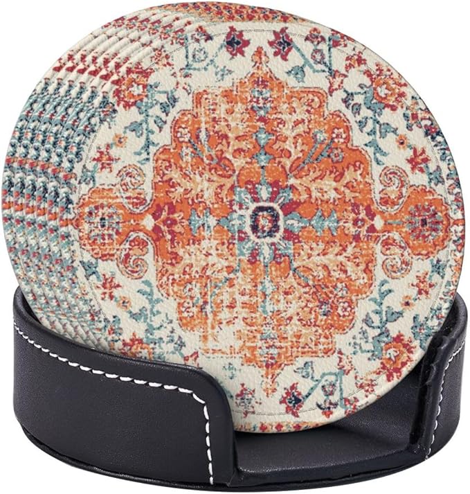 Vintage Retro Ethnic Boho Coasters - Image 3