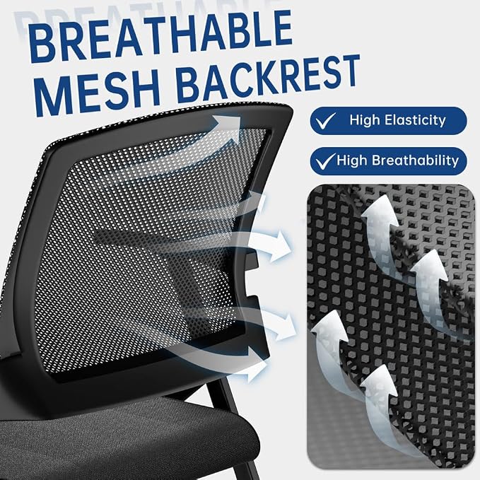 10 Pack Folding Office Chair - Image 6