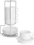 Sweese 2.5 Ounce Porcelain Stackable Espresso Cups by Sweese