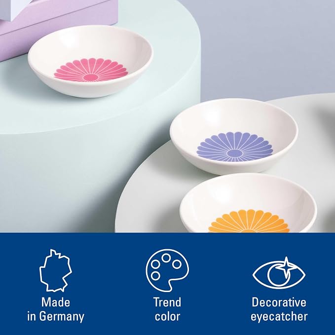Villeroy & Boch Fleur Cassis Dessert Bowl, Creamy White/Pink, 3.75 oz | Creamy - Image 4