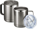 MEWAY 12oz Coffee Mug With Handle 2 Pack Bulk, Stainless Steel Insulated Travel by MEWAY