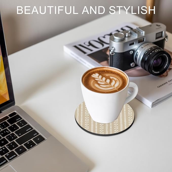 Modern Minimalist Coasters Set of 2, Absorbent Coasters - Image 7