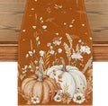 Artoid Mode 210 GSM Fall Table Runner 13x90 Inch Home Party Decor | Orange by ArtoidMode