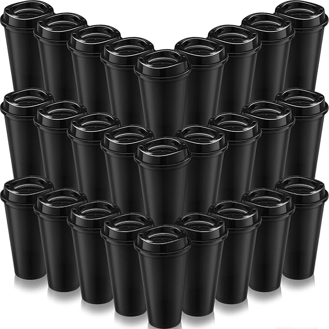 Honeydak 45 Pack 16 oz Reusable Coffee Cups by Honeydak