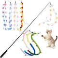 Cat Wand Toy, Long Interactive Wand Toys by PATTEPOINT