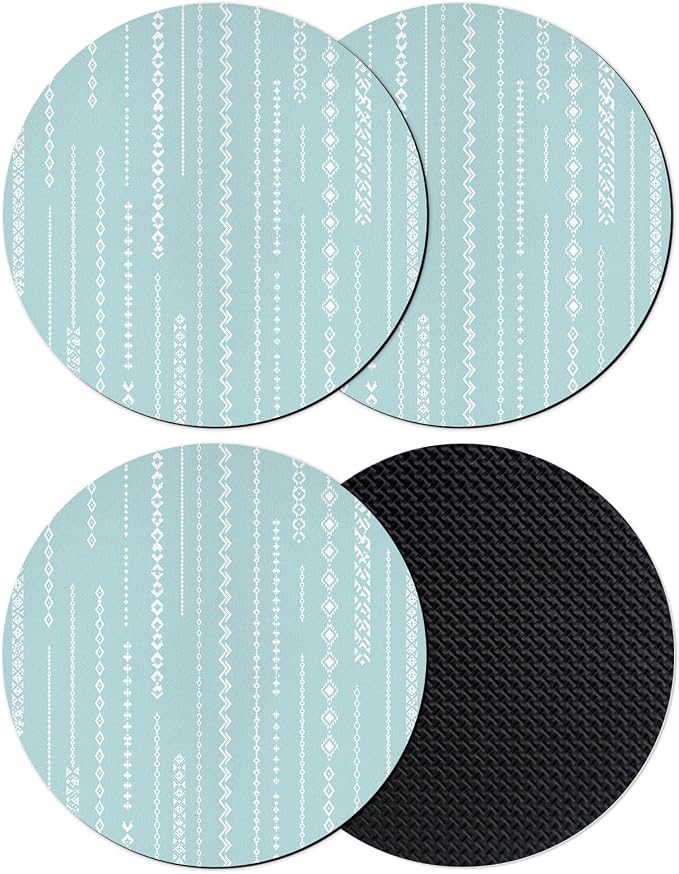 Modern Minimalist Coasters Set of 4 Absorbent Coasters by Unknown