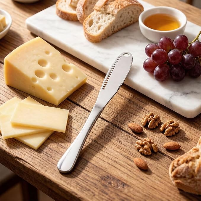 Saiveina 2 Pcs Stainless Steel Butter Knives | 3 in 1 Butter Knife Set - Image 6