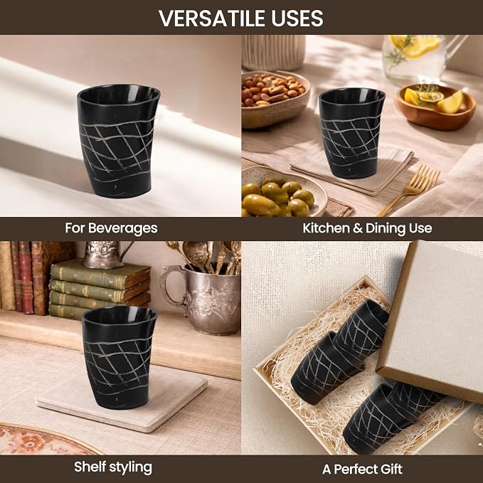 Handicrafts Home Viking Horn Shot Glasses Set of 12, Rustic Viking Drinkware - Image 4