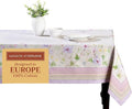 Maison d' Hermine Table Cloth Square Table 100% Cotton 54 x 54 Inches Tablecloth Reusable Decorative for Dining Room Farmhouse Home Valentines Day Decorations Spring Summer - Magnolia Mornings