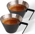 YARRAMATE Stainless Steel Espresso Shot Cup, 3.4oz | Heat Insulated Grip by YARRAMATE