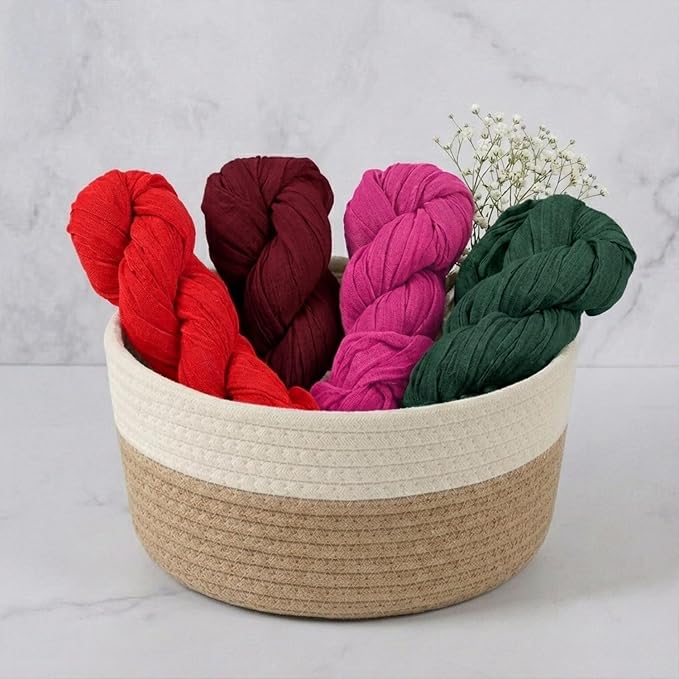 10 Pack Burgundy Cheesecloth Table Runner 17 x 108 Inch | Boho Gauze Fabric - Image 5