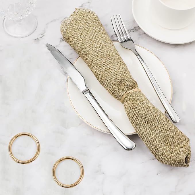 Gold Napkin Rings - Image 3