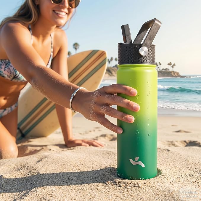 Konokyo 18 oz Insulated Stainless Steel Water Bottle - Image 6