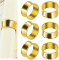 12 Pcs Stainless Steel Bead Side Napkin Rings by frjjthchy