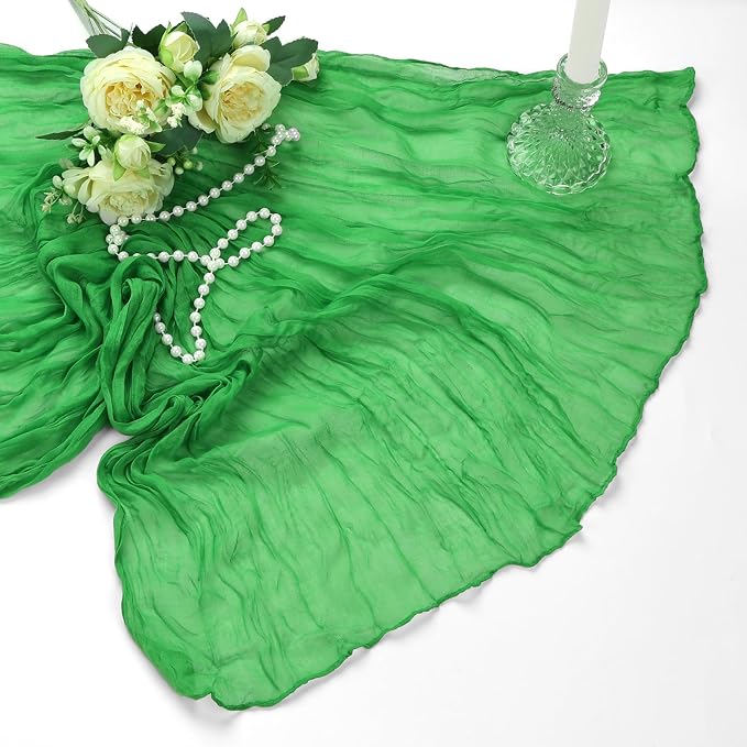 12 Pack Green Cheesecloth Table Runner 10Ft Gauze Cheese Cloth Table Runner - Image 7
