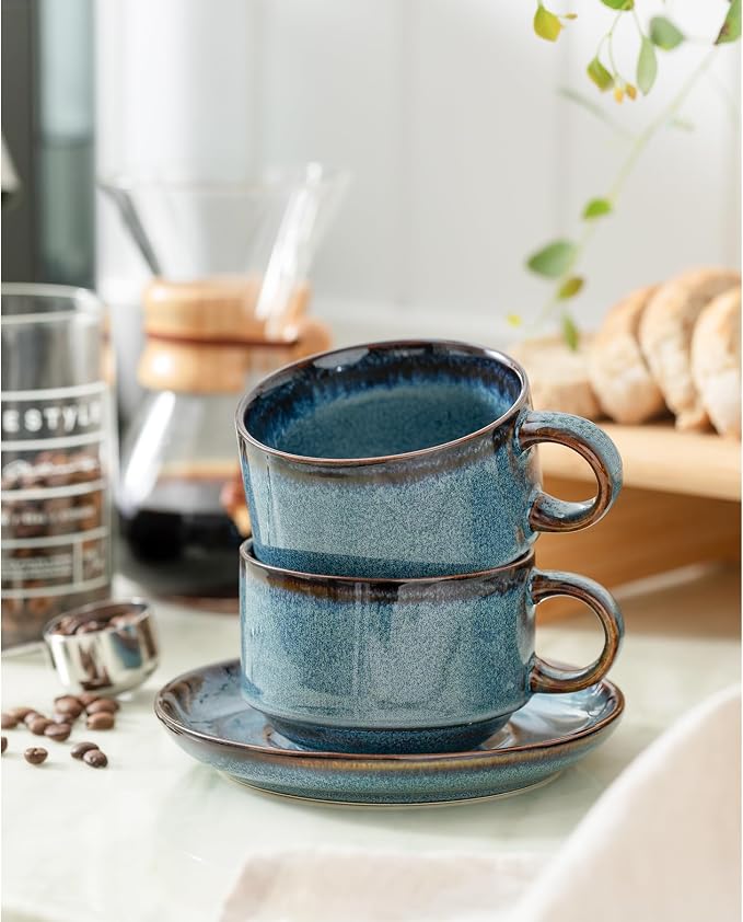 Ceramics 10oz Cappuccino Cups - Image 3