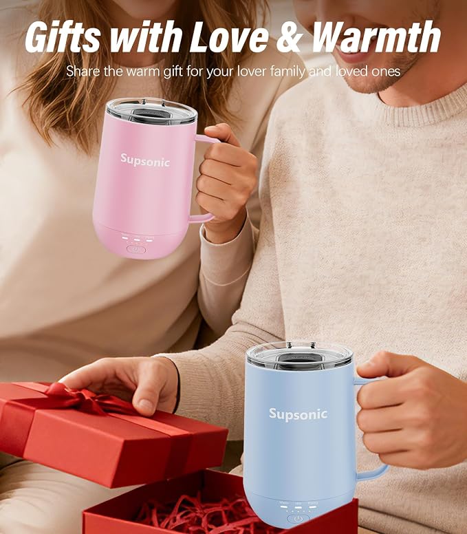 Supsonic - 16oz Self Heating Coffee Mug, Smart Heated Coffee Mug Faster - Image 5
