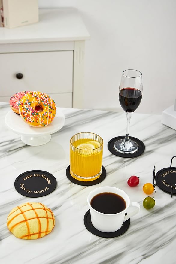 Silicone Coasters Set of 10, Premium Drink Coaster - Image 7