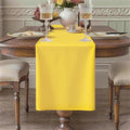 Yellow Table Runner, Waterproof Washable Runners 90 Inches Long | Reusable by KAIPHO