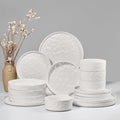 HaWare Dinnerware Sets, 16-Piece Plates and Bowls Set by HaWare