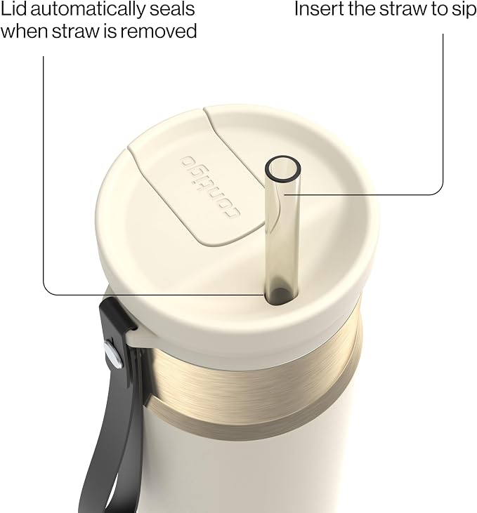 Contigo SnapSeal 24 oz Stainless Steel Vacuum-Insulated Water Bottle - Image 4